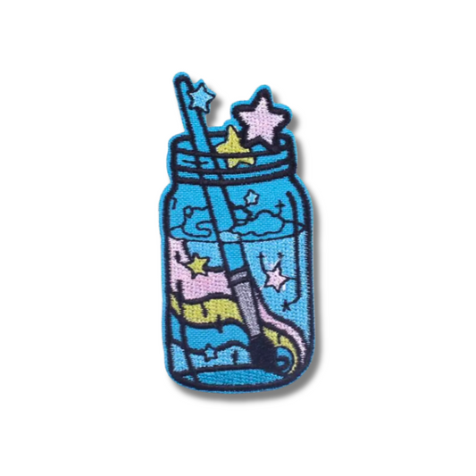 Art Bottle - Iron On Patch