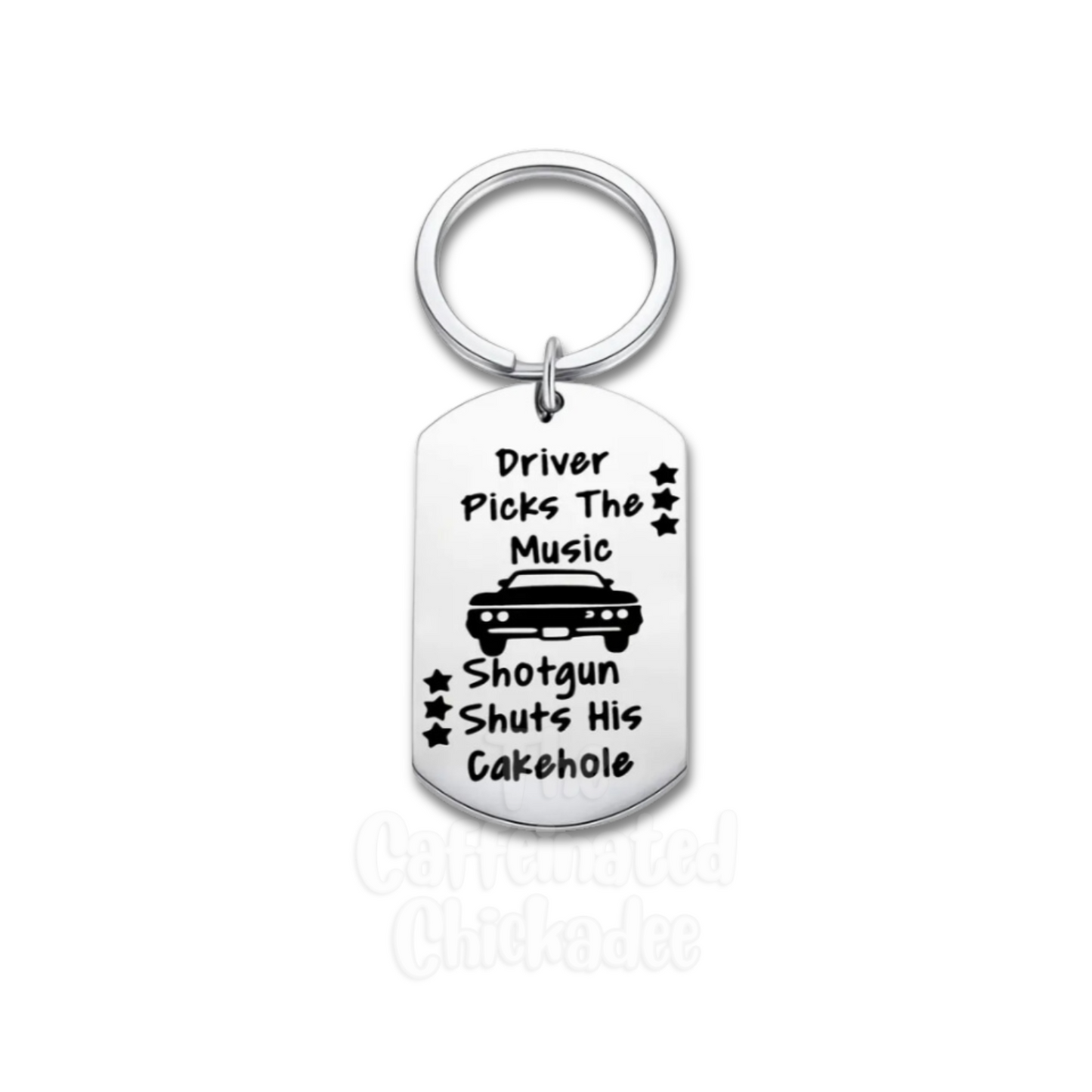 Driver Picks The Music - Keychain