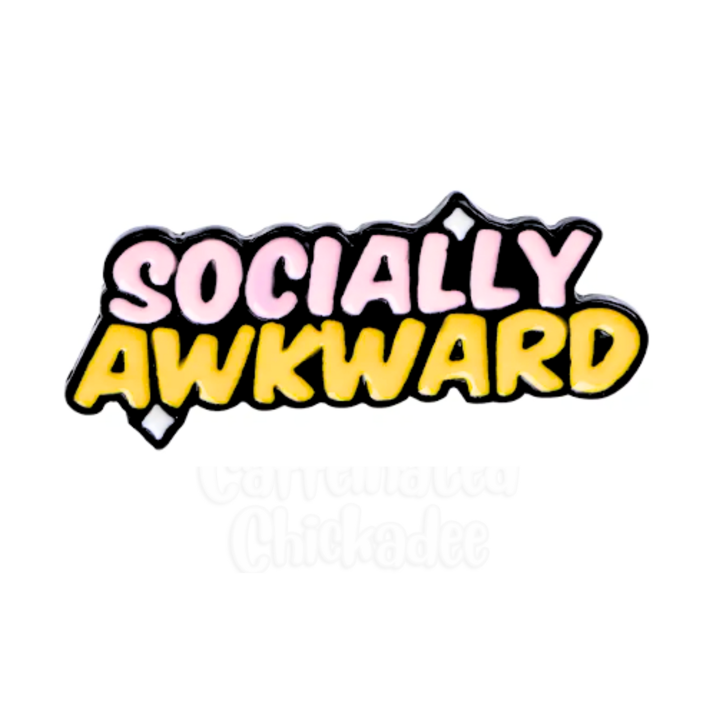 Socially Awkward - Enamel Pin