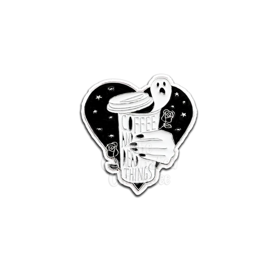 Coffee And Dead Things - Enamel Pin