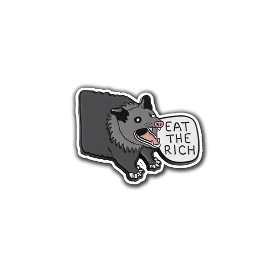 Eat The Rich - Enamel Pin