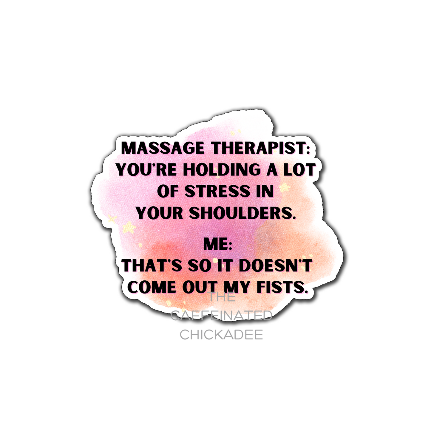 Massage Therapist - Vinyl Sticker