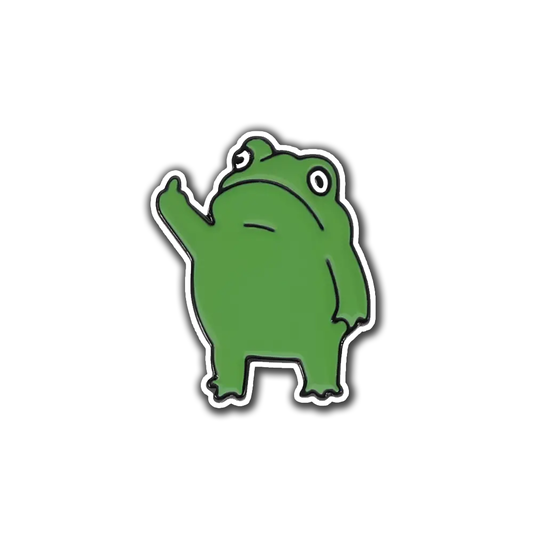 Middle Finger Froggy - Enamel Pin