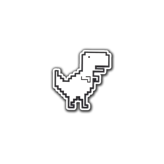 Tyrannosaurus Rex Pixel Dinosaur - Enamel Pin