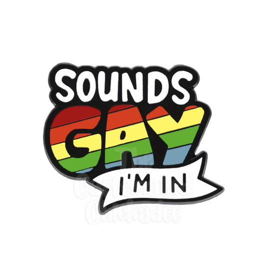 Sounds Gay I'm In - Enamel Pin